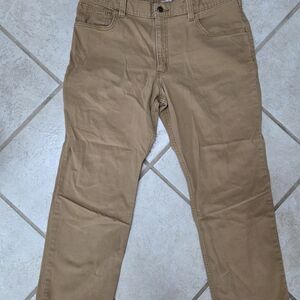 CARHARTT RELAXED STRAIGHT RIGBY DOUBLE-FRONT DUNGAREE 36x28 (J181)